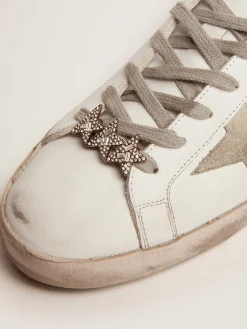 Clearance Golden Goose Acessório para cadarço com três estrelas cor ouro velho com cristais Família: Star