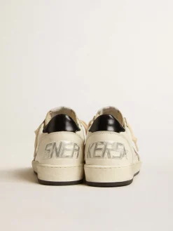 Cheap Golden Goose Ball Star com estrela com estampa de leopardo e talão com cristais Swarovski Cor: branco