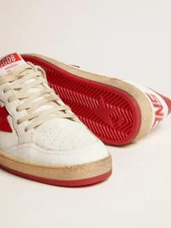 Hot Golden Goose Ball Star masculino de couro branco Cabedal: 56% couro de cabra, 34% couro bovino, 8% poliéster, 2% náilon