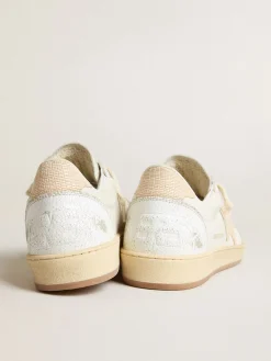 Fashion Golden Goose Ball Star Masculino LTD CNY de couro branco com estrela cor de marfim Cabedal de couro branco