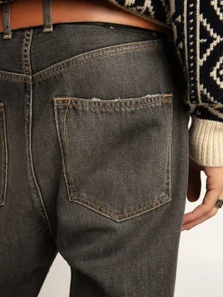 Best Sale Golden Goose mid-wash slim-fit jeans black