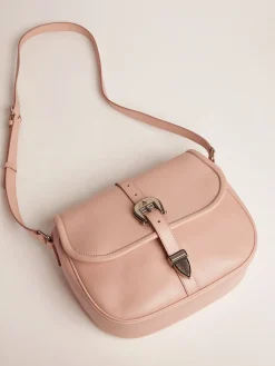 Online Golden Goose Bolsa Rodeo média de couro na cor rosa quartzo Cor: rosa quartzo