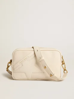 Clearance Golden Goose Bolsa Star Bag Feminina de couro cor de manteiga Material principal: 100% couro ovino