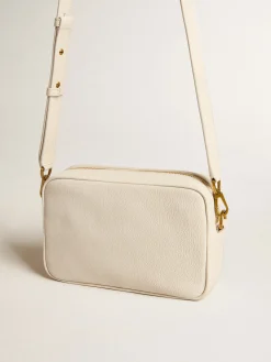 Clearance Golden Goose Bolsa Star Bag Feminina de couro cor de manteiga Material principal: 100% couro ovino