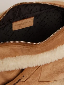 Sale Golden Goose Bolsa Star feminina de camurça Material principal: 100% couro bovino