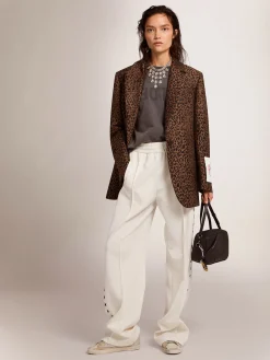 Sale Golden Goose Bolsa Star feminina de couro preto Material principal: 100% couro bovino