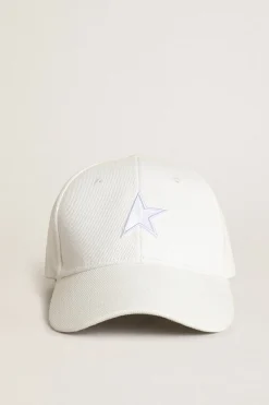 Hot Golden Goose Boné infantil branco com estrela Cor: branco papiro