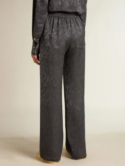 Flash Sale Golden Goose Calça de jacquard com estampa toile de jouy all over Coleção Journey