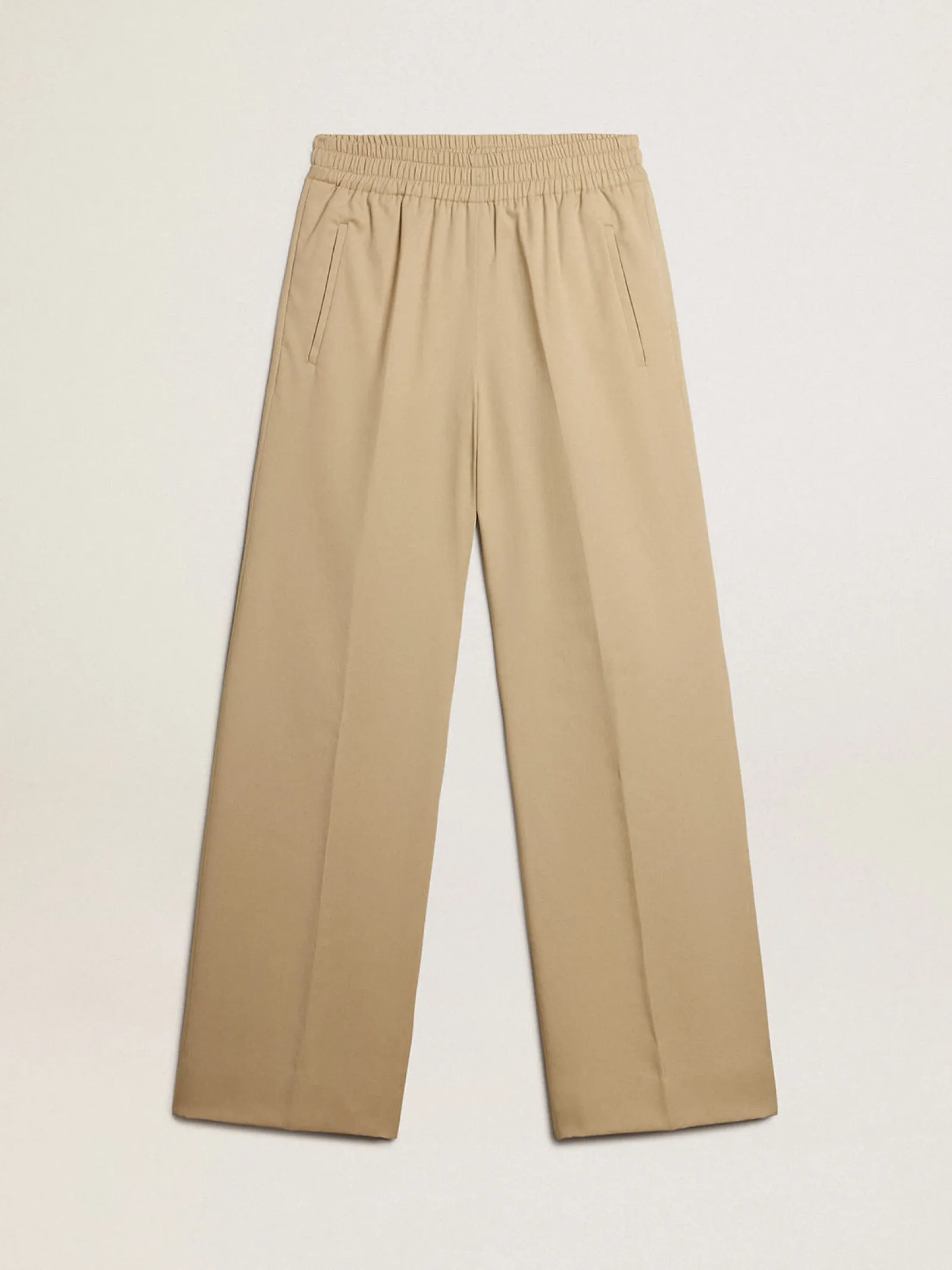 Store Golden Goose Calça de jogging feminina cor de areia Cor: areia