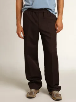 Hot Golden Goose Calça de jogging masculina cor alcaçuz Cor: alcaçuz