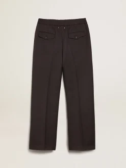 Hot Golden Goose Calça de jogging masculina cor alcaçuz Cor: alcaçuz