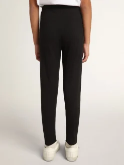 Discount Golden Goose Calça de legging infantil feminina preta com estrelas brancas nas laterais Coleção Star