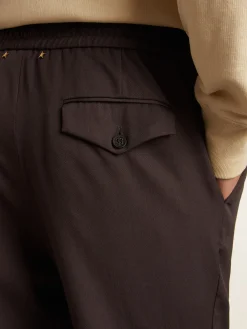 New Golden Goose Calça jogger de lã cinza ferro Cor: cinza ferro