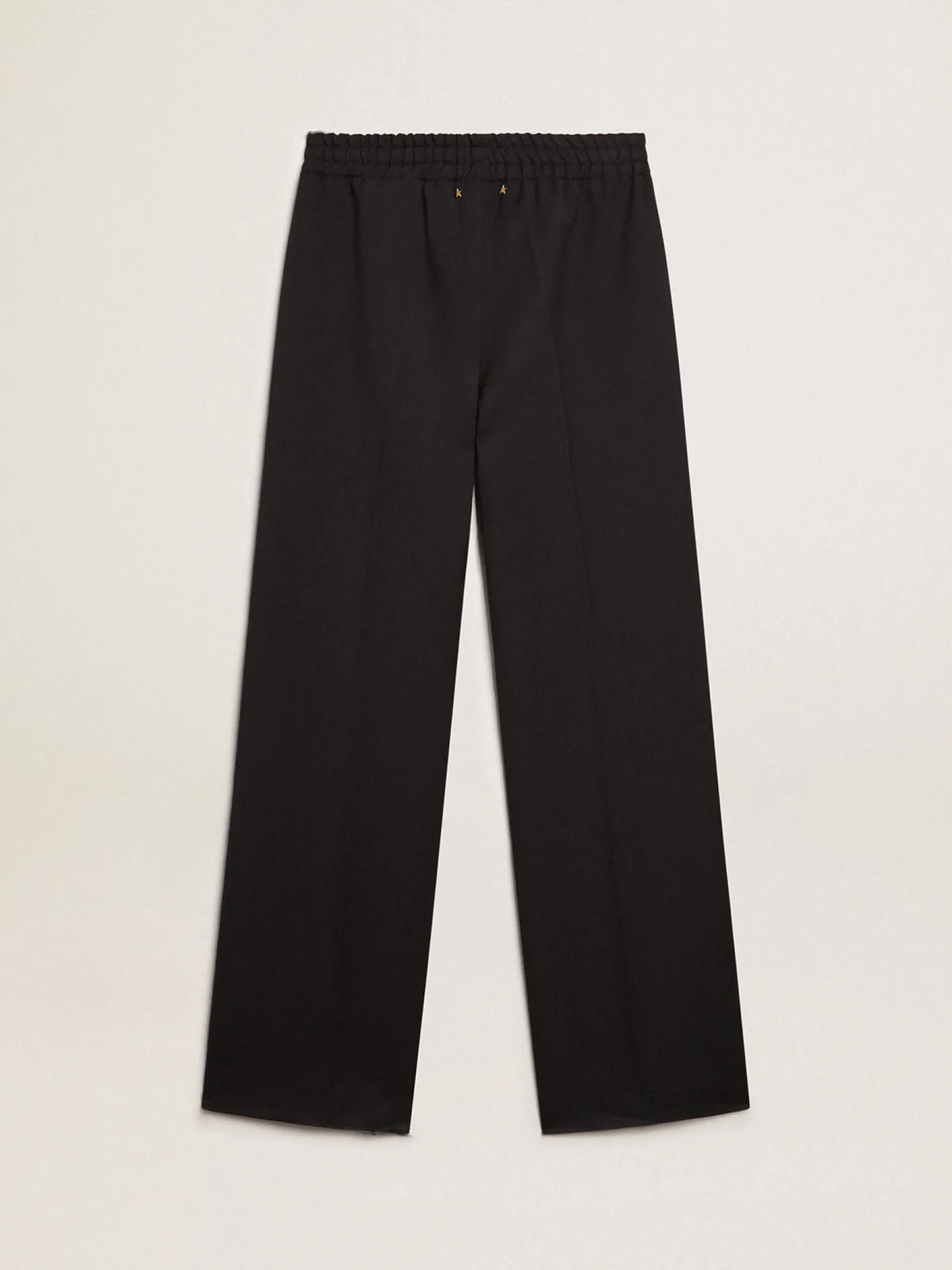 Sale Golden Goose Calça jogging de gabardine de lã azul-escura Golden Collection