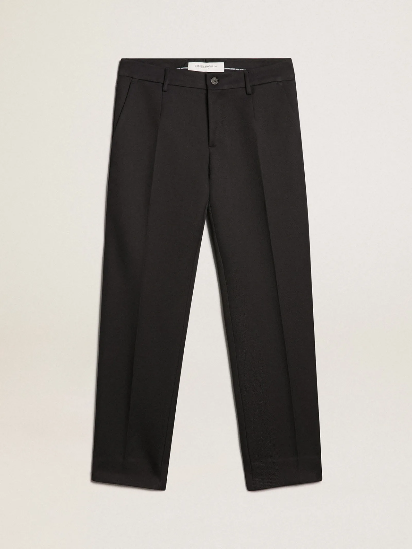 Store Golden Goose Calça masculina de lã azul-escura Cor: azul-escuro