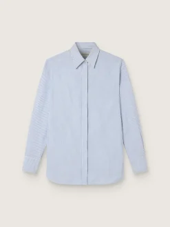 Sale Golden Goose Camisa feminina com listras finas Golden Collection