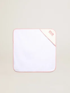 Discount Golden Goose Conjunto de presente branco com acabamento e logo rosa Cor: branco e branco leite