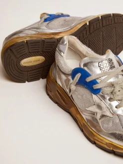Cheap Golden Goose Dad-Star feminino prateado Cabedal: 50% couro bovino, 28% poliamida, 18% poliuretano têxtil, 4% tecido de vidro