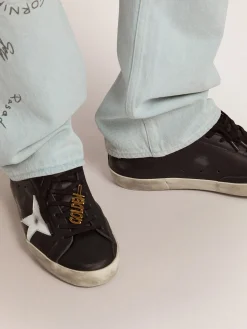 Hot Golden Goose Fecho de cadarço masculino com grampo ouro velho e escrita Golden Família: Timeless