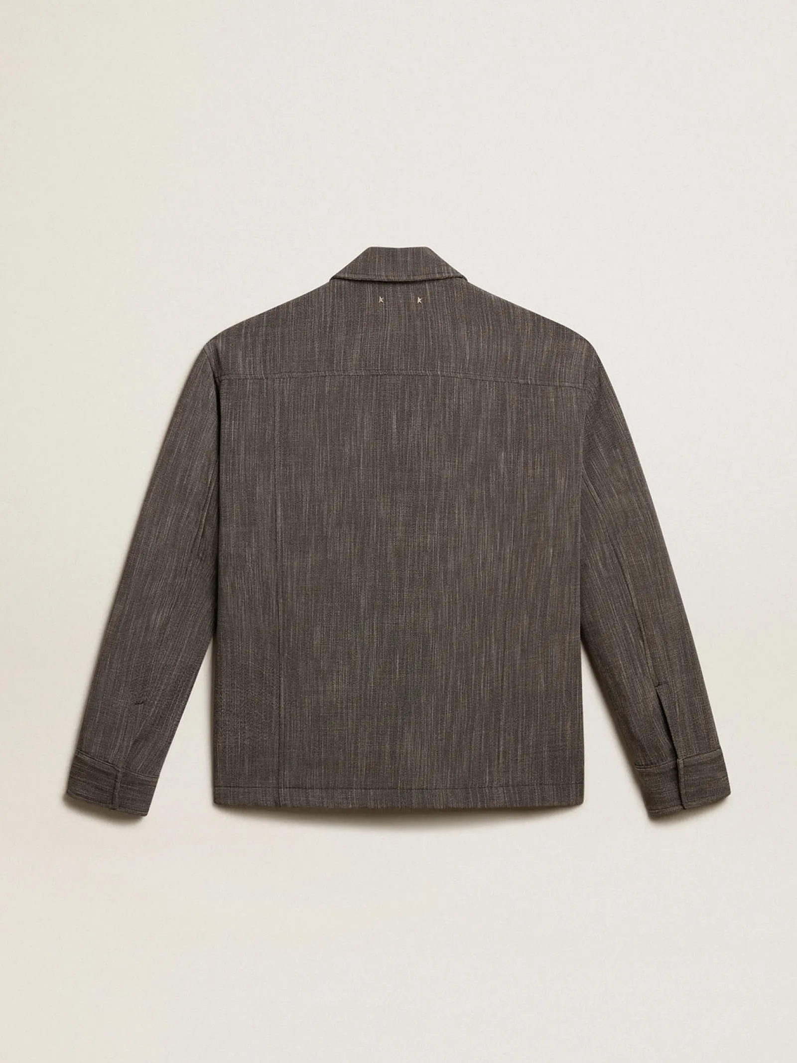 Online Golden Goose Jaqueta coach masculina em misto lã Coleção Journey
