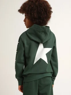 Discount Golden Goose Moletom com capuz verde brilhante Cor: verde brilhante
