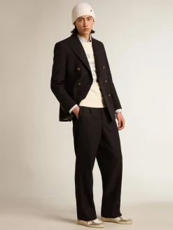 Fashion Golden Goose Moletom de algodão branco usado Coleção Journey