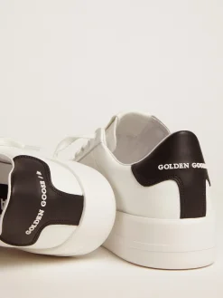 Online Golden Goose Purestar feminino com talão preto Cabedal: 100% couro de bezerro