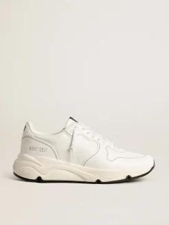 Best Golden Goose Running Sole Masculino com base vegetal e estrela e talão brancos Tênis 100% vegano