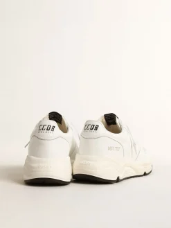 Best Golden Goose Running Sole Masculino com base vegetal e estrela e talão brancos Tênis 100% vegano