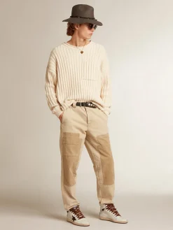 Best Sale Golden Goose Sky-Star Masculino de napa branca com estrela de suede chocolate Cabedal de napa branca