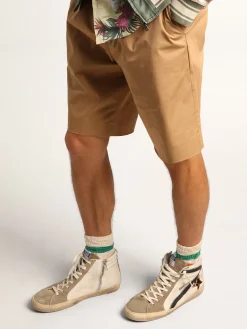 Shop Golden Goose Slide Masculino com estrela de couro cavalinho estampa leopardo e lista preta Cabedal em napa branca