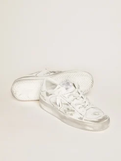 Flash Sale Golden Goose Stardan Masculino branco de couro Cabedal: 100% couro bovino