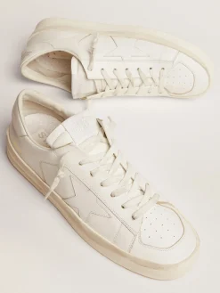 Store Golden Goose Stardan masculino de couro branco Cabedal: 100% couro bovino
