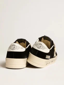 Shop Golden Goose Stardan Masculino de veludo preto Exclusivo HAUS of Dreamers