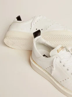 Store Golden Goose Starter masculino de couro com estrela no talão Cabedal de couro de bezerro natural