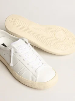 Discount Golden Goose Tênis Yatay Model 1B sustentável com cabedal branco realizado em material biobaseado e Y branco Cabedal branco realizado em Yatay B, material biobaseado derivado de fontes vegetais não alimentares